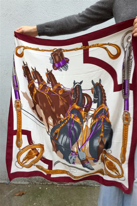 hermes flying horse scarf|vintage hermes scarf horse.